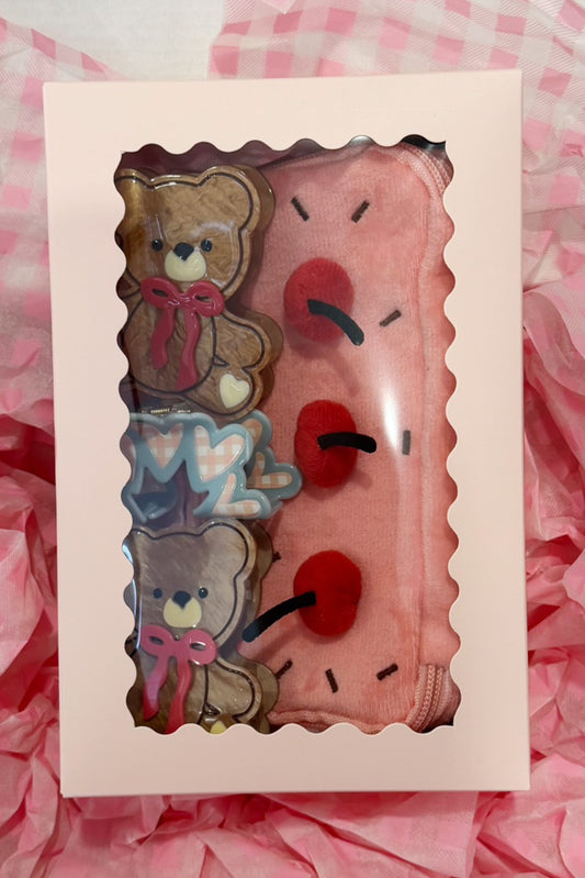 Sweet Teddy Claw Clip Set